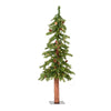 Vickerman A807231LED 3' Alpine Artificial Christmas Tree Warm White Dura-lit LED Lights