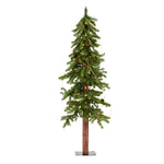 Vickerman A807241LED 4' Alpine Artificial Christmas Tree Warm White Dura-lit LED Lights