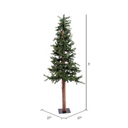 Vickerman A807250 5' Alpine Artificial Christmas Tree Unlit