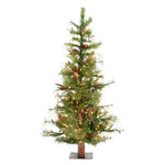 Vickerman A807541 4' Ashland Artificial Christmas Tree Clear Dura-lit Incandescent Lights