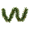 Vickerman A808811 9' Douglas Fir Artificial Christmas Garland Multi-colored Dura-lit Incandescent Mini Lights