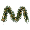 Vickerman A808813 9' Douglas Fir Artificial Christmas Garland Clear Dura-lit Incandescent Mini Lights
