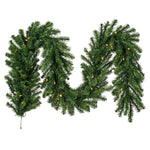 Vickerman A808816LED 9' Douglas Fir Artificial Christmas Garland Warm White LED Lights