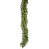 Vickerman A808812 50' Douglas Fir Artificial Christmas Garland Clear Dura-lit Incandescent Mini Lights