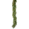 Vickerman A808817 50' Douglas Fir Artificial Christmas Garland Clear Dura-lit Incandescent Mini Lights