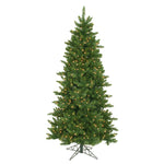 Vickerman 6.5' Camdon Fir Slim Artificial Christmas Tree Clear Dura-lit Lights