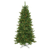 6.5' Camdon Fir Slim Artificial Christmas Tree Multi-colored Dura-lit LED