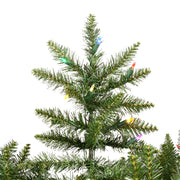 Vickerman 6.5' Camdon Fir Artificial Christmas Tree Multi-Colored Dura-lit LED