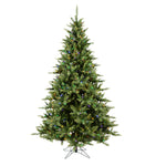 Vickerman 6.5' Camdon Fir Artificial Christmas Tree Multi-Colored Dura-lit LED