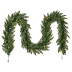 Vickerman A861106LED 9' Camdon Fir Artificial Christmas Garland Warm White LED Mini Lights