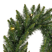 Vickerman A861106LED 9' Camdon Fir Artificial Christmas Garland Warm White LED Mini Lights