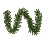 Vickerman A861114LED 50' Camdon Fir Artificial Christmas Garland Warm White LED Mini Lights