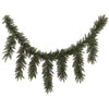 Vickerman A861162LED 9' Camdon Fir Icicle Artificial Christmas Garland Multi-colored LED Mini Lights