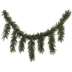 Vickerman A861162LED 9' Camdon Fir Icicle Artificial Christmas Garland Multi-colored LED Mini Lights