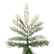 Vickerman  14' Flocked Utica Fir Artificial Christmas Tree Unlit