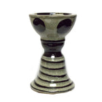 Sagebrook Home AC10021-07 7.25" Candle Holder, Gray/Black
