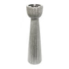 Sagebrook Home Textured Silver Candle Holder16``