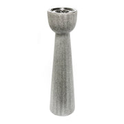 Sagebrook Home Textured Silver Candle Holder16``