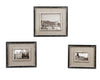 Uttermost 18537 Kalidas Cloth Lined Photo Frames, Set/3