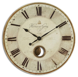 Uttermost 06033 Harrison Gray 30`` Clock