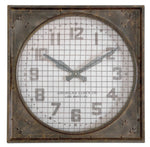 Uttermost 06083 Warehouse Wall Clock W/ Grill