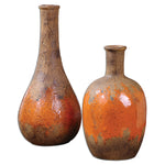 Uttermost 19825 Kadam Ceramic Vases S/2