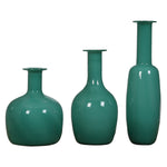 Uttermost 20017 Baram Turquoise Vases, S/3