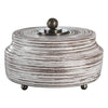 Uttermost 20157 Saltillo White Ceramic Box