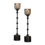 Uttermost 18800 Lula Oil Rubbed Bronze Candleholders S/2