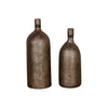 Uttermost 18852 Biren Textured Antiqued Gold Vases Set/2