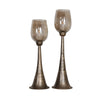 Uttermost 18848 Badal Antiqued Gold Candleholders Set/2