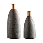Uttermost 18861 Kasen Charcoal Vases S/2