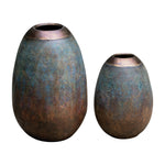 Uttermost 18862 Pavak Etruscan Sky Vases S/2