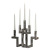 Uttermost 18909 Rudra Antiqued Silver Candelabra