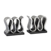 Uttermost 18916 Kylo Forged Silver Bookends S/2