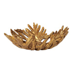 Uttermost 18615 Oak Leaf Metallic Gold Bowl