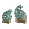 Uttermost 18610 Sama Teal Bird Sculptures, S/2