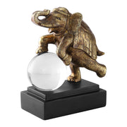 Circus Act Gold Elephant Bookends-Uttermost