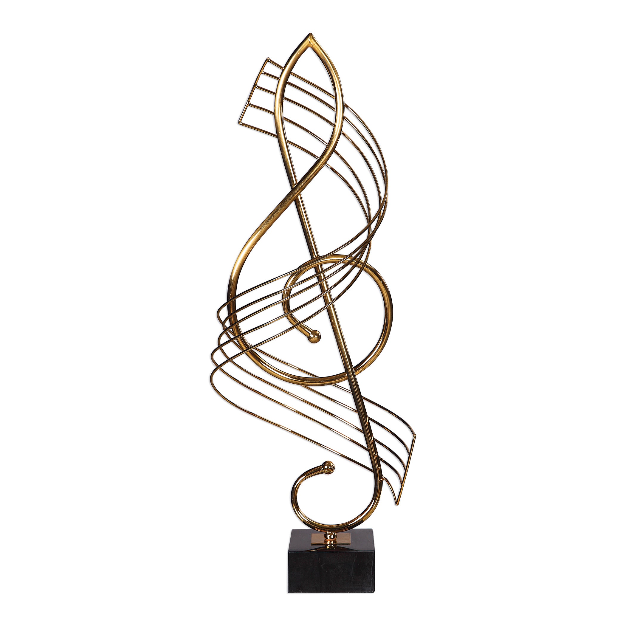 Uttermost 17516 Score Brass Musical Sculpture – Uber Bazaar