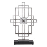 Uttermost 06455 Vanini Silver Tabletop Clock
