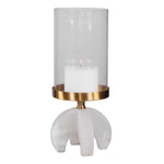 Uttermost 18977 Alanea Alabaster Candleholder