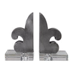 Uttermost 17506 Lily Fleur-De-Lis Bookends Set/2