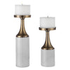 Uttermost 17546 Castiel Marble Candleholders, Set/2