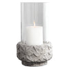 Uttermost 17569 Capistrano Concrete Candleholder