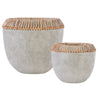 Uttermost 17718 Aponi Concrete Ray Bowls, S/2