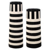 Uttermost 17866 Amhara Black & White Vases, Set of 2