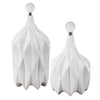 Uttermost 17868 Klara White Bottles, Set of 2