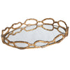 Uttermost 17837 Cable Chain Mirrored Tray