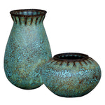 Uttermost 17111 Bisbee Turquoise Vases, Set of 2