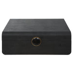 Uttermost 18058 Lalique Black Shagreen Box